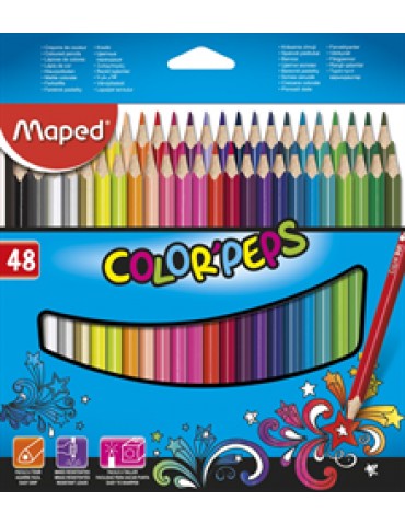 LAPIZ DE COLOR MAPED PEPS X48